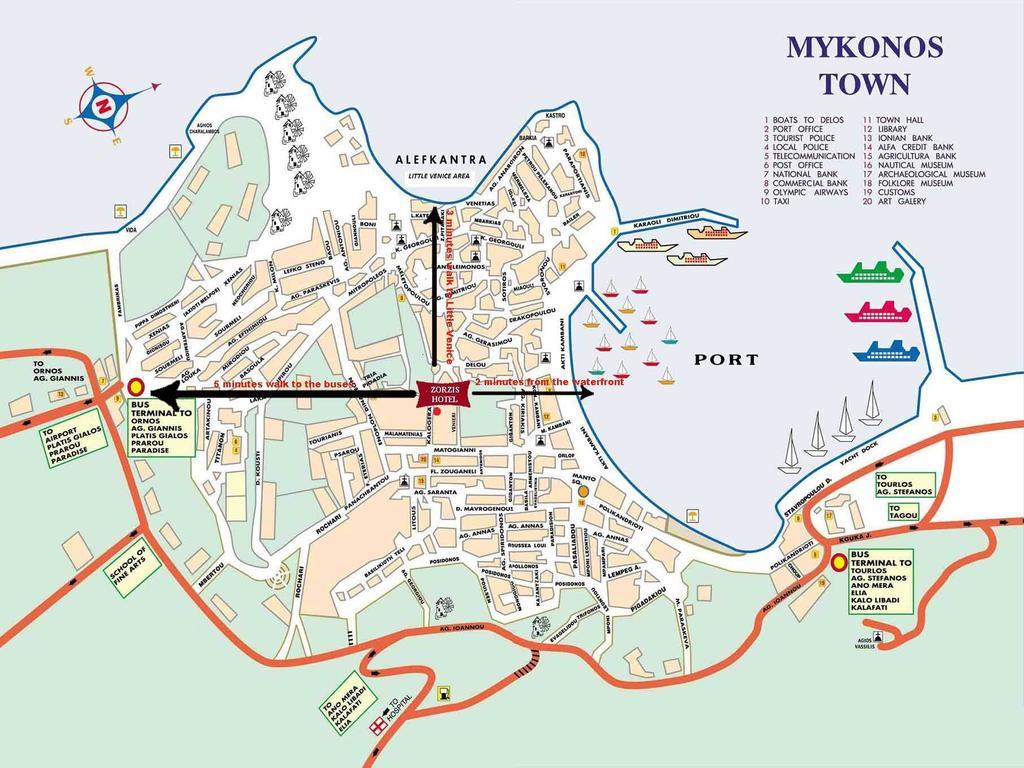 Zorzis Hotel Mykonos Town Номер фото
